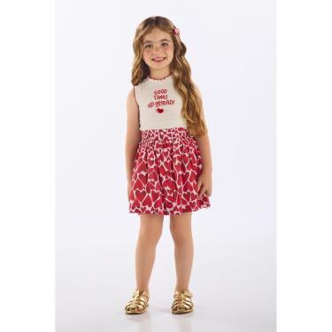 Imagem de Conjunto Infantil Regata e Saia Up Baby-Feminino