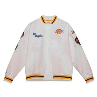 Imagem de Jaqueta Mitchell & Ness City Collection Lightweight Satin Los Angeles Lakers Masculino-Masculino