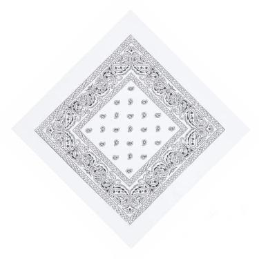 Imagem de Bandana Lenço Estampado Moda Adulto 55X55Cm Unissex Várias Cores - HHW
