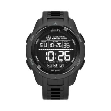 Imagem de Relógio Esportivo Digital Masculino À Prova D'água SMAEL Com Mostrador