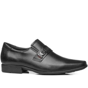 Imagem de Sapato Social Pegada Masculino em Couro Preto 126507-01-Masculino
