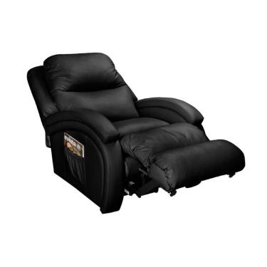 Imagem de Poltrona Reclinável Motorizada P- Sala Divino Urbany Zero Wall Giro E Balanço Courano Preto