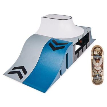 Imagem de Pista E Skate De Dedo Com Rampa Tech Deck Fingerboard Profissional Sun