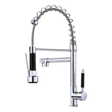 Imagem de Torneira Gourmet Monocomando Design Moderno Dupla Função Jato Ducha Agua Quente/fria Es...