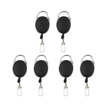 Imagem de Porta-Chaves Retrátil Com Suporte Para Crachá E Liberação Rápida, Retr