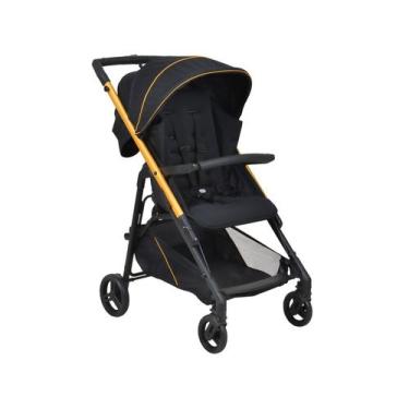 Imagem de Carrinho de Bebe para Passeio Berço Burigotto Tak Metal Gold, Preto e 