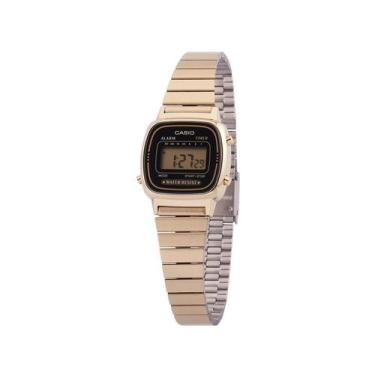 Imagem de Relógio CASIO VINTAGE feminino digital dourado LA670WGA-1DF