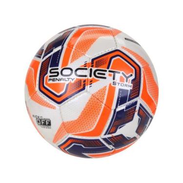 Imagem de Bola Futebol Society Penalty Storm XXI Microfibra Costurada a Mão, Bra
