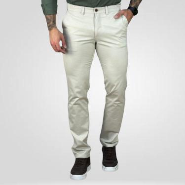 Imagem de Calça Alfaiataria Areia Masculina Slim - Kanzo-Masculino