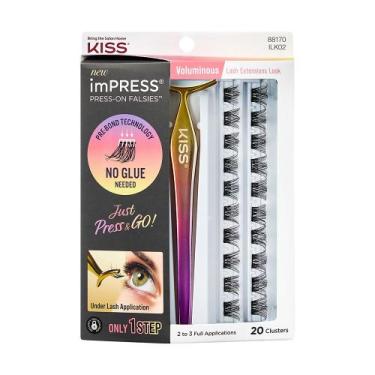 Imagem de Cílios Postiços ImPRESS Press-on Falsies Voluminous - Kiss New York