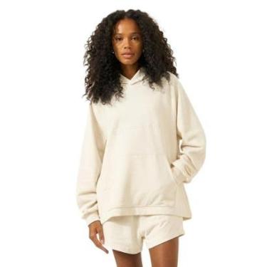 Imagem de Moletom Colcci Com Capuz Off Natural Feminino-Feminino