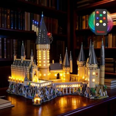 Imagem de BRIKSMAX Led Lighting Kit for Harry Potter Hogwart's Castle - Compatible with Lego 71043 Building Blocks Model- Not Include The Lego Set