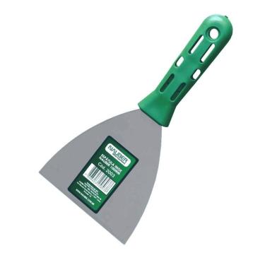 Imagem de Espátula Inox Nauber Lisa Tamanho:100MM com Lâmina em Aço Inox e Cabo PVC Emborrachado...
