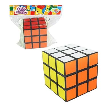 Imagem de Kit 25 Cubo Mágico 3x3x3 para Raciocínio Lógico com Giro Rápido Multicolorido Wellmix