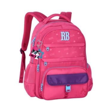 Imagem de Mochila De Costas Rebecca Bonbon Escolar Juvenil Passeio, Rosa