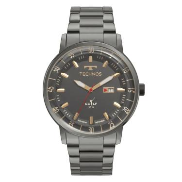 Imagem de Relógio TECHNOS masculino golf grafite cinza 2115UBX/1F