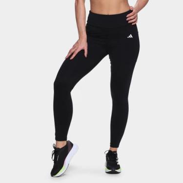 Imagem de Calça Legging Adidas Com Bolso Feminina, Preto, GG