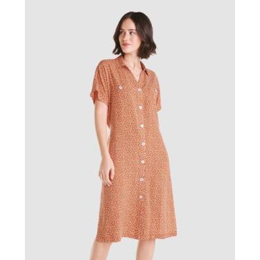 Imagem de Vestido Poá Aberto - Lohe, Ferrugem, M