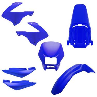 Imagem de Kit Carenagem 5 Peças Pro Tork Moto Honda Bros 150 2003 2004 2005 2006