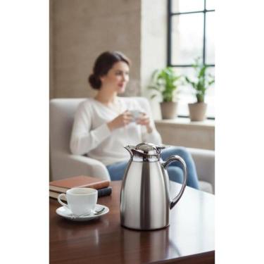 Imagem de Garrafa Térmica Aço Inox 1L Café Chá Vidro Silicone - Congratulations 