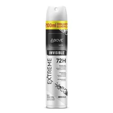 Imagem de Desodorante Antitranspirante Aerossol Above Men Extreme 72h Invisible 