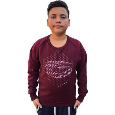 Imagem de Blusa De Frio Moletom Careca Juvenil Menino Premium Gangster, 12, Mars
