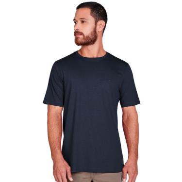Imagem de Camiseta Individual Comfort Fit Pima In24 Marinho Masculino, P