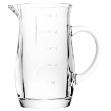 Imagem de Jarra Medidora 250ml Lyor Vidro com Alça Bico Direcionador Receita Cozinha Graduada