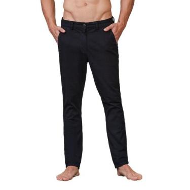 Imagem de Calça Sarja Masculina Slim Com Elastano - Paco Jeans, Preto 210, 40