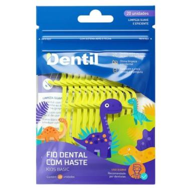 Imagem de Fio Dental Dentil Kids Basic com Hastes 20 Unidades