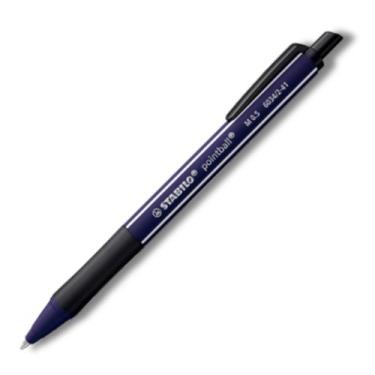 Imagem de Caneta Stabilo Pointball M Azul - Corpo Azul Esc