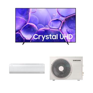 Imagem de Samsung TV 85" UHD 4K + Ar-condicionado WindFree AI 24.000 BTUs