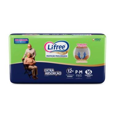 Imagem de Roupa Íntima Lifree Pants Tamanho P/M Proteção Prolongada Extra Absorç