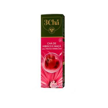 Imagem de Chá de Hibismo e Maçã Três Corações 10 Cápsula, 10 cápsulas, Chá misto
