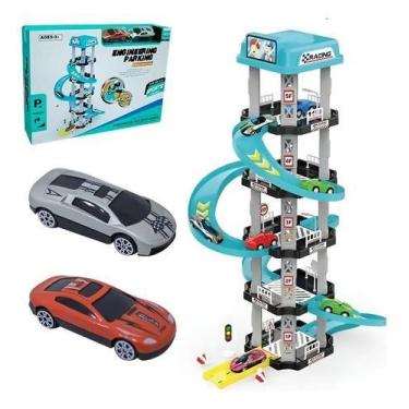 Imagem de Garagem Com 2 Carrinhos Infantil 5 Andares Estacionamento - Toys Impor