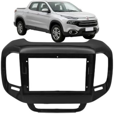 Imagem de Moldura Fiamon 9" chinês Fiat Toro G1 16/21 - Black Piano