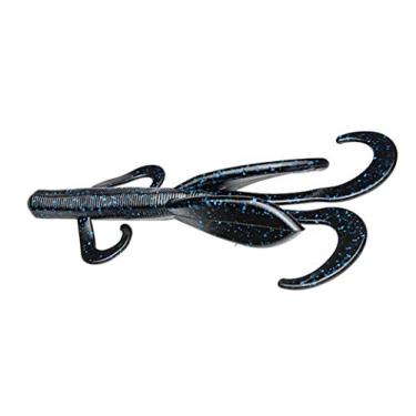 Imagem de Jogo de Hawg Magnum da Strike King, 12,7 cm, criatura de plástico macio, pacote com 6, Floco azul, preto, Black Blue Flake, 0.22