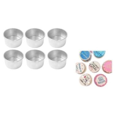 Imagem de Kit 6 Formas Assadeira Para Bolo Bentô Cake - Naked Cake