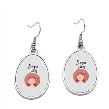 Imagem de Brinco Scorpio VIbes – Brincos pendentes para meninas – Presente de festa de aniversário dos namorados, Metal, Sem pedras preciosas