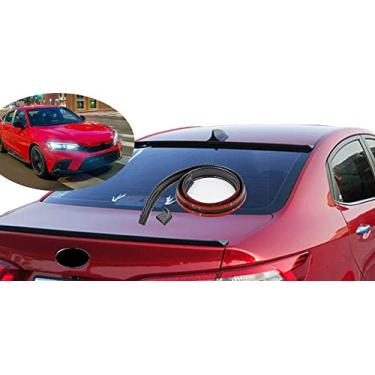 Imagem de GZBFTDH Spoiler de borda traseira para carro, para Toyota Honda Civic 2016-2023 Spoilers de teto para peças automotivas
