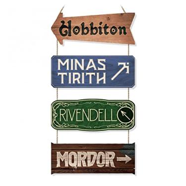 Imagem de Placas Terra Média Sr dos Anéis Presente Criativo Geek