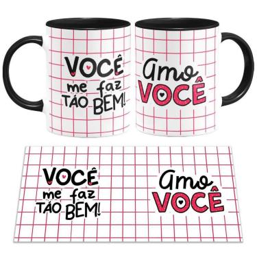 Imagem de Caneca Colors Namorados Você Me Faz Tão Bem