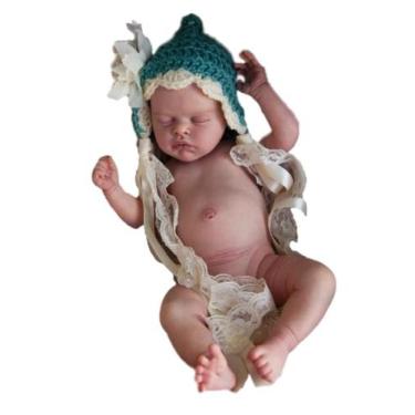 Imagem de Boneca Bebe Reborn Alicia Com Corpo Inteiro Siliconado - Não Informada