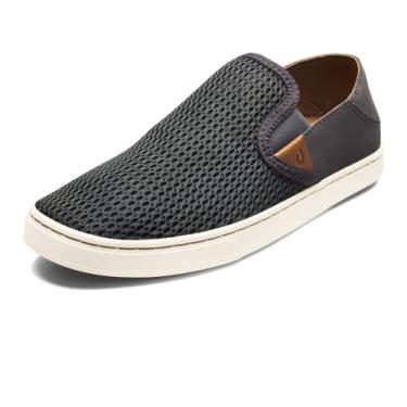 Imagem de OLUKAI Pehuea Tênis feminino sem cadarço, casual para o dia a dia com design fácil de colocar e tirar, malha respirável e salto solto, conforto e suporte o dia todo, Pavimento/Pavimento, 35