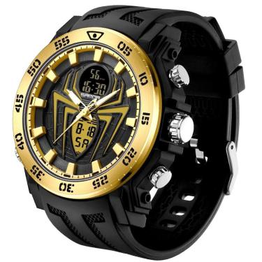 Imagem de Relógio Masculino Esportivo Display Duplo Criativo Design A Prova D`água