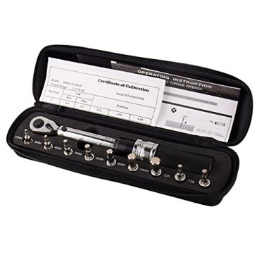 Imagem de Qudai 1/4 "DR 1-25Nm Mini Bicicleta Torquímetro Ajustável Conjunto de Ferramentas de Reparação de Bicicletas Catraca Chave de Torque Mecânico Chaves Manuais NP