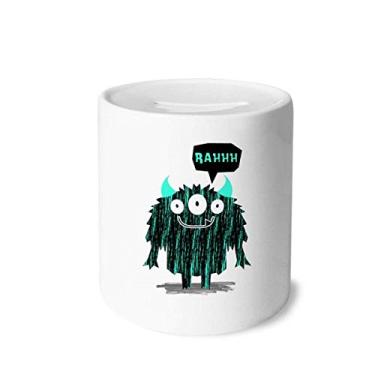 Imagem de DIYthinker Universe and Alien Monster Money Box Ceramic Coin Case Piggy Bank Gift
