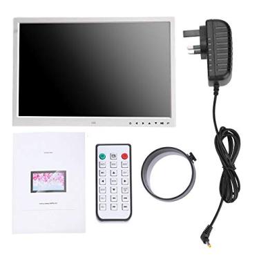 Imagem de Moldura digital portátil HDMI de 17 polegadas, álbum de fotos com tela sensível ao toque 110 V - 240 V