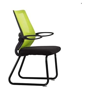 Imagem de cadeira de escritório Mesa de computador de malha e cadeira Arch Foot Cadeira de escritório ergonômica Apoio de braço ajustável Cadeira de jogo Cadeira de conferência (cor: verde) needed