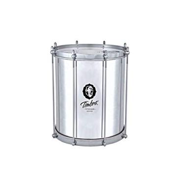 Imagem de Repinique de 12 Polegadas por 30 cm em Alumínio Polido com Aro Cromado e Pele Leitosa - 8635